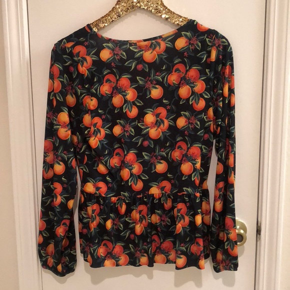 Orange Print Top by ASOS - Picture 4 of 4